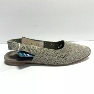 Skechers Womens Cleo Snip Flat Taupe Size 8 M
